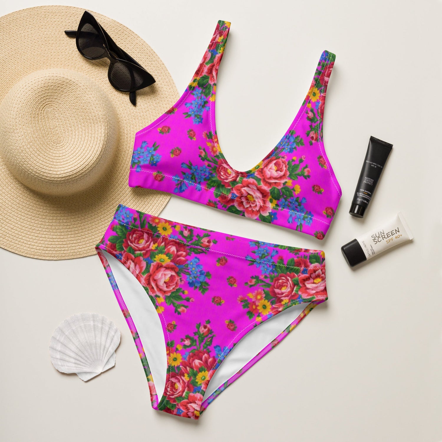 High waisted Bikinis